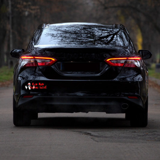 Elon Musk Sucks Bumper Sticker