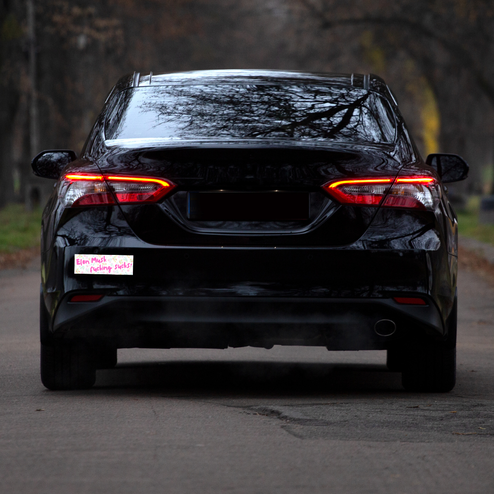 Elon Musk Sucks Cute Bumper Sticker