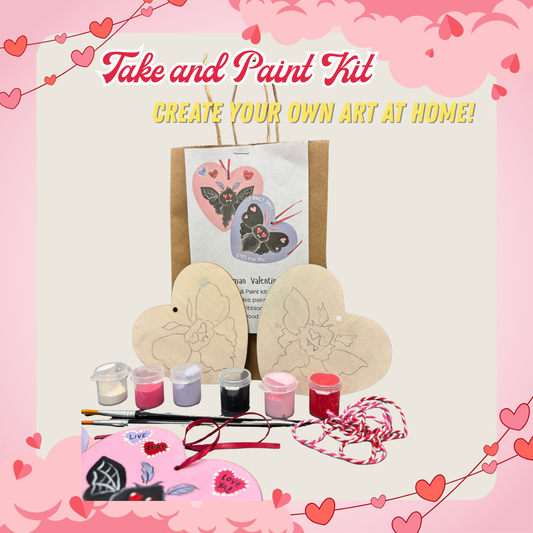 Take & Paint Kit: Mothman Valentine