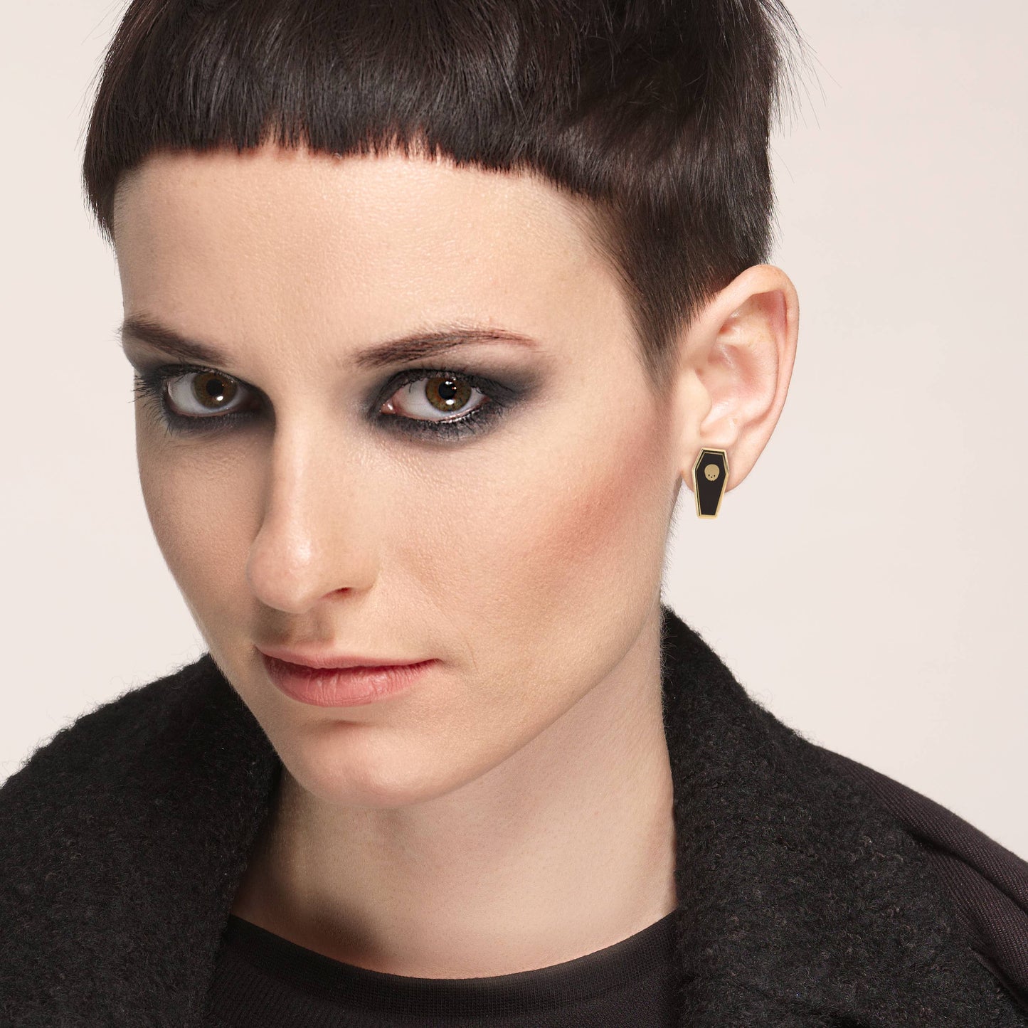 Coffin Earring Studs