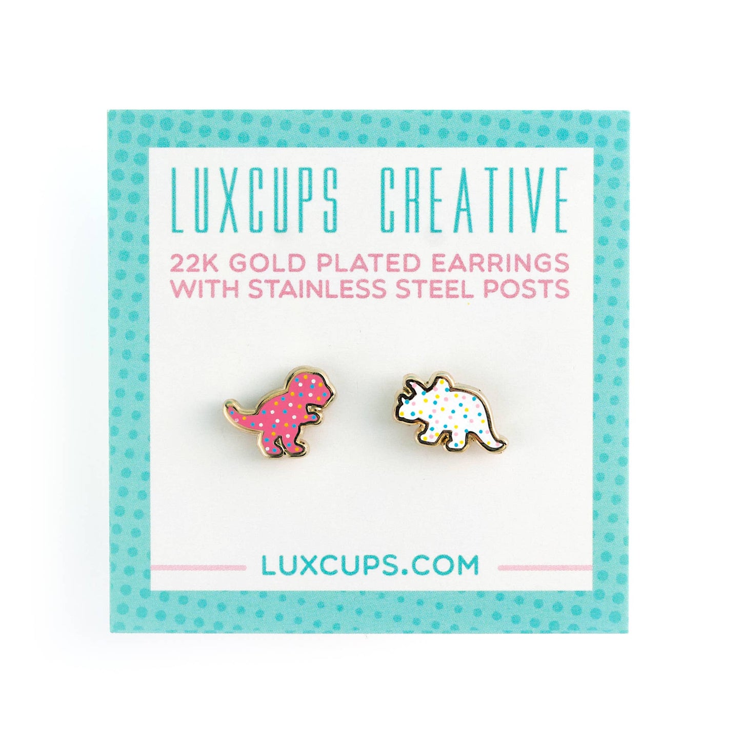 Dino Cookies Earring Studs