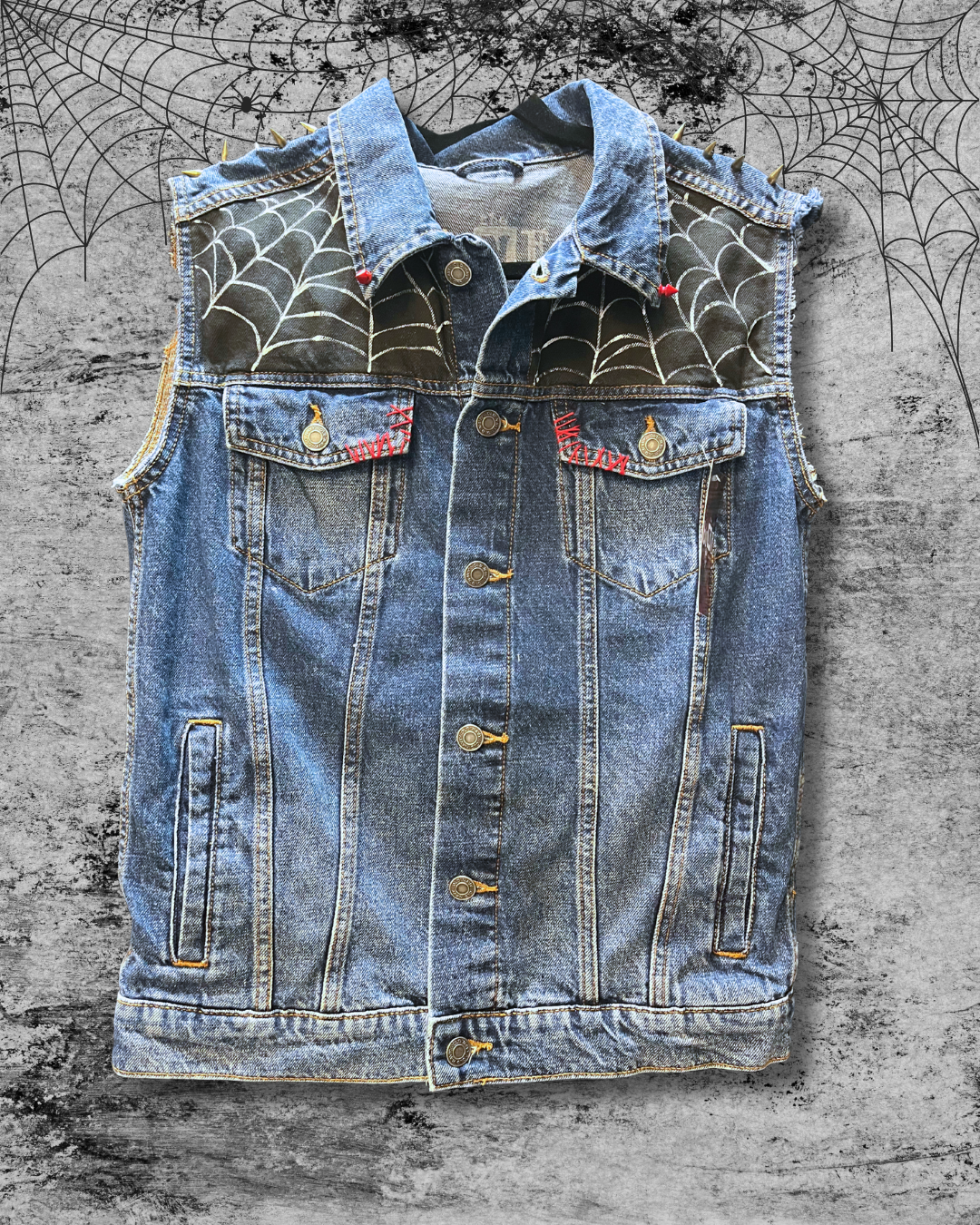 Black Widow Spider Adult Vest