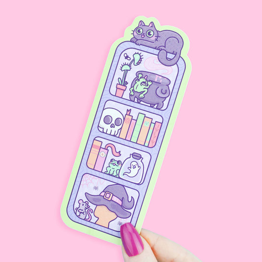 Witchy Bookshelf Bookmark with Tassel