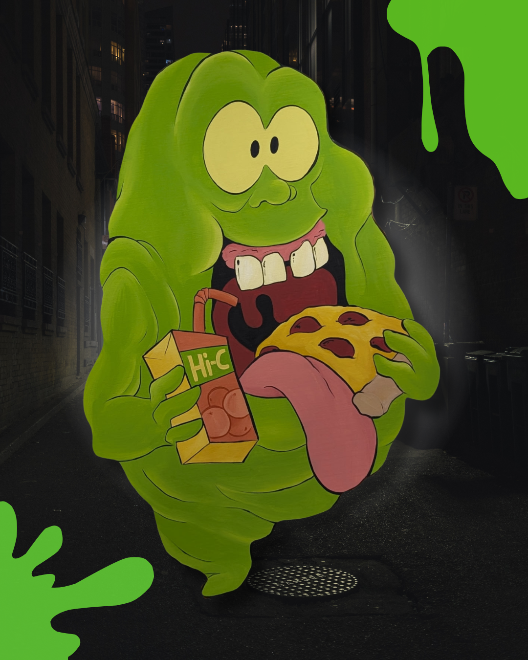 Ghostbusters Slimer Wall Art