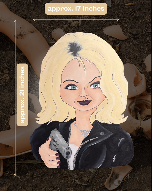 Bride of Chucky Tiffany Wall Art
