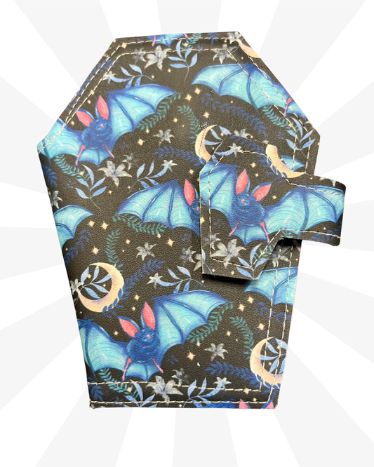 Blue Moon Bat Coffin Wallet Small