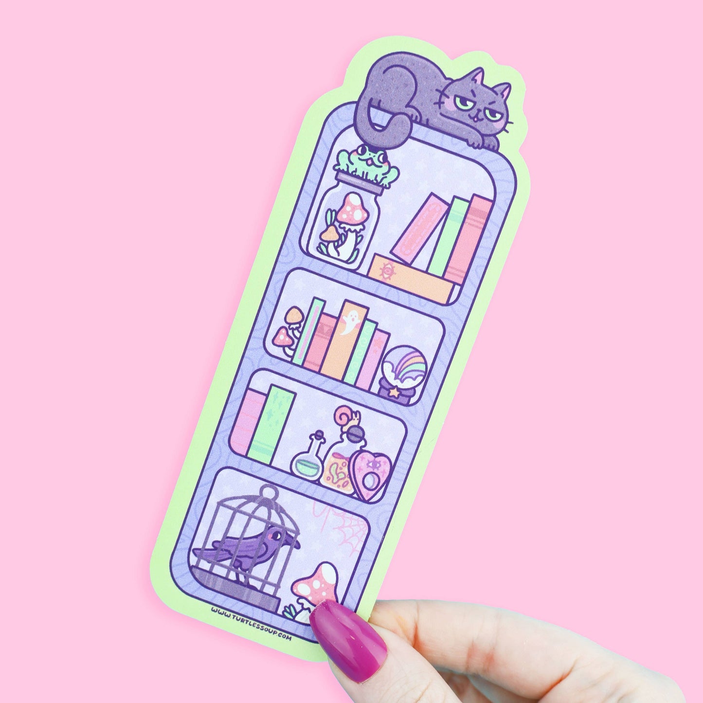Witchy Bookshelf Bookmark with Tassel
