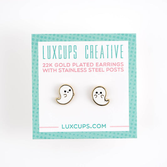 Ghost Earring Studs