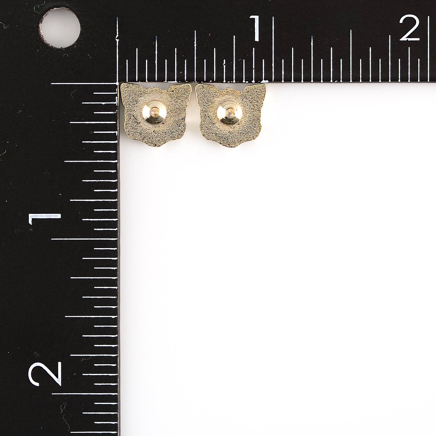 Black Cat Earring Studs