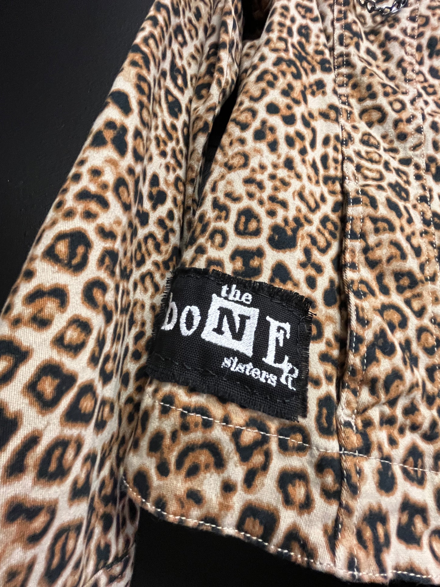 Rebel Panther Hand-Painted Adult Jacket