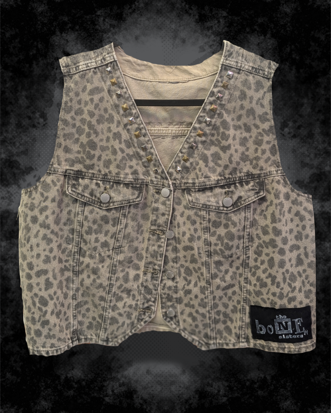 Sphinx Cat Animal Print Adult Vest - Handpainted