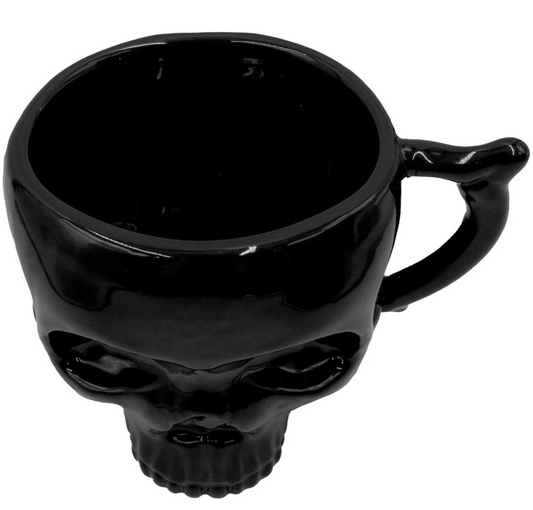 Skull Mega Mug Black