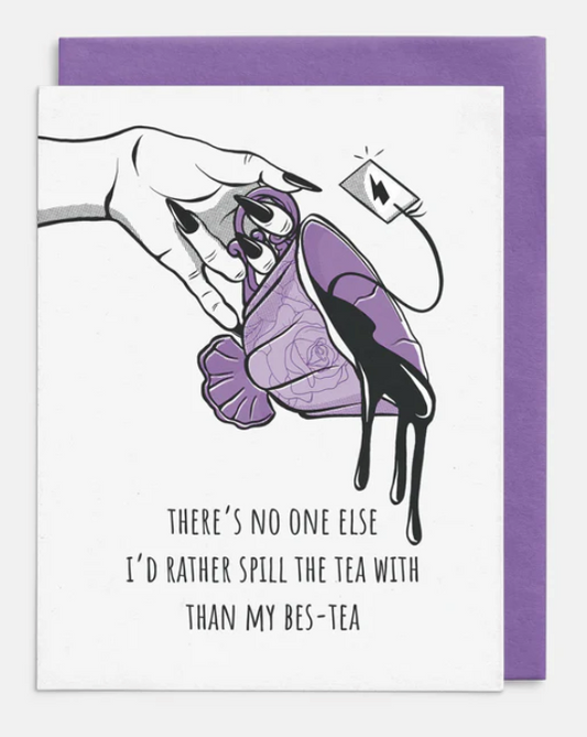 Bes-Tea Friendship Birthday Greeting Card