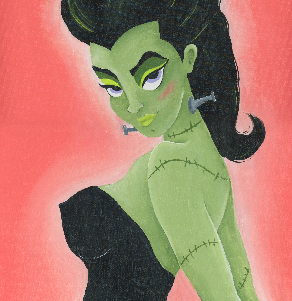 Monster Girl Art Print