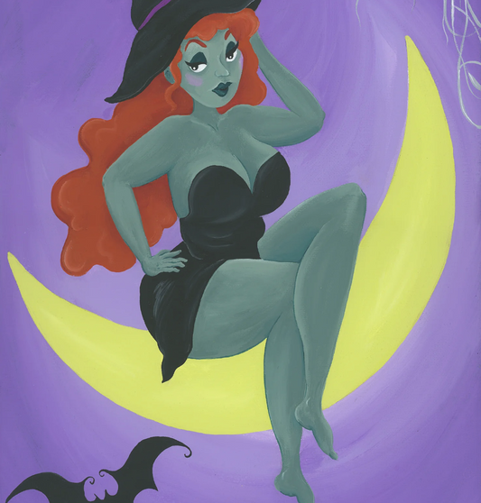 Thicc Witch Art Print
