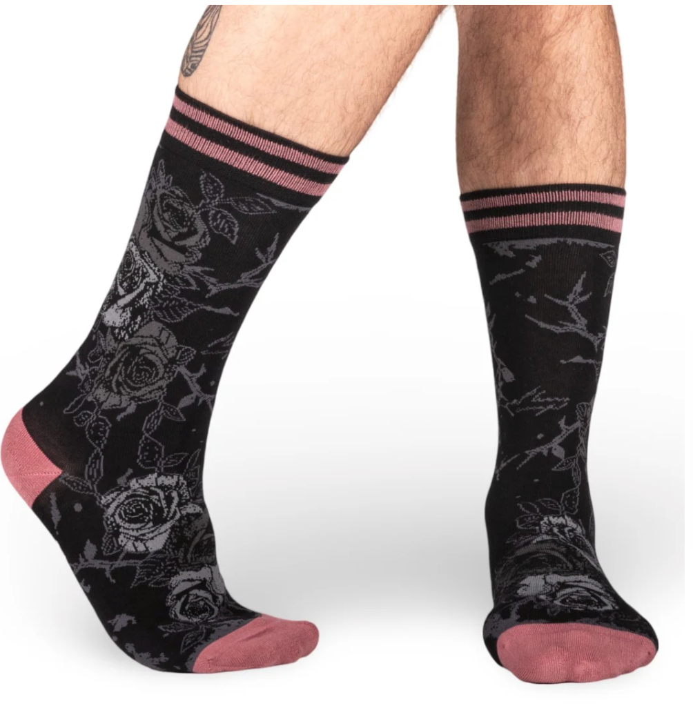 Eternal Roses Crew Socks