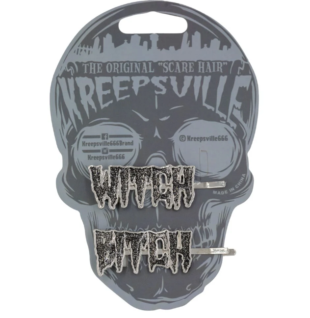 Witch Bitch Hair Pins