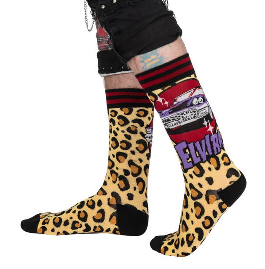 Elvira Macabre Mobile Crew Socks