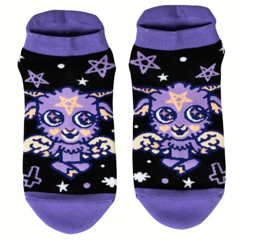 Baby Baphomet Ankle Socks