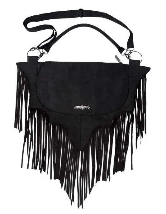 Bat Wing Fringe Shoulder Bag
