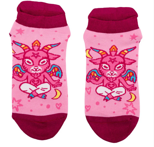 Cute Baphomet Ankle Socks