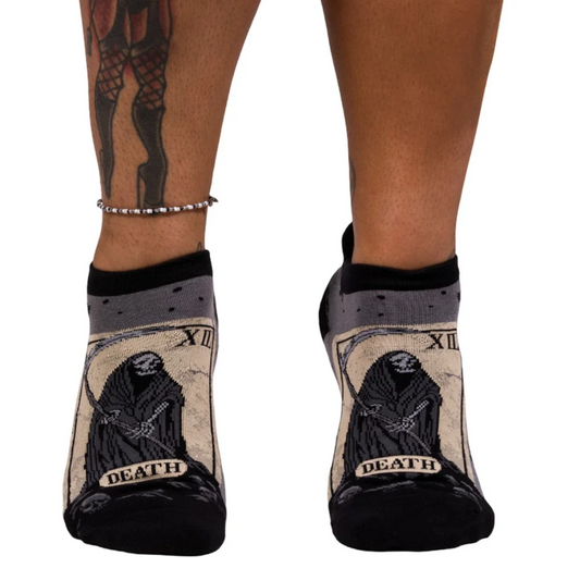 Death Tarot Card Ankle Socks