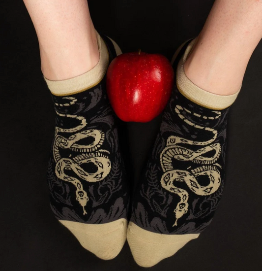 Danger Noodle Snake Ankle Socks