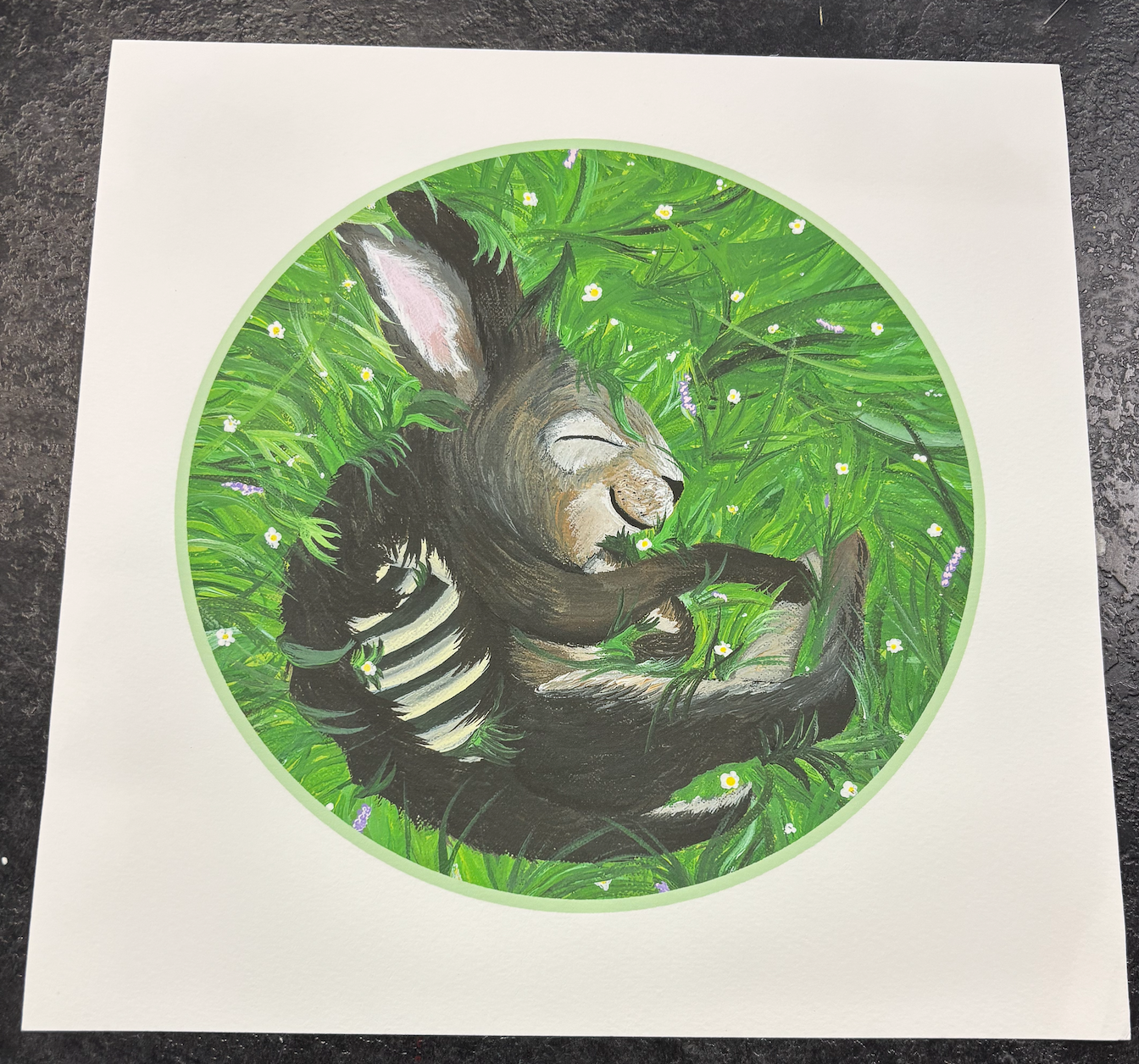 Rot in Peace: Rabbit Art Print