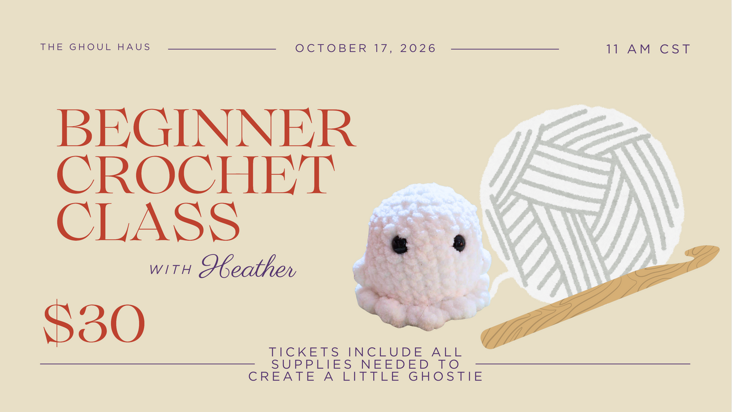 Beginner Crochet Class with Heather