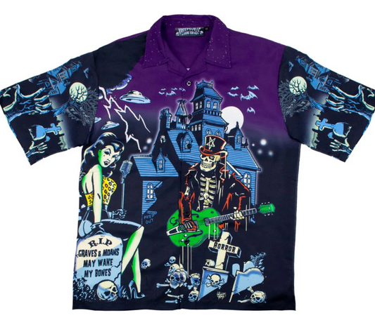 Haunted House ButtonUp Shirt