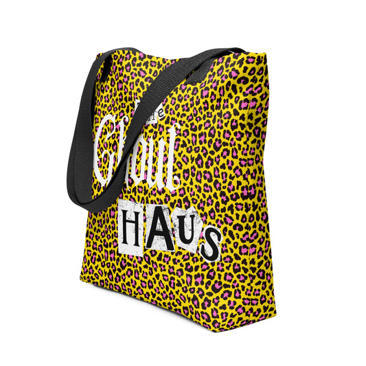 The Ghoul Haus Leopard Tote Bag