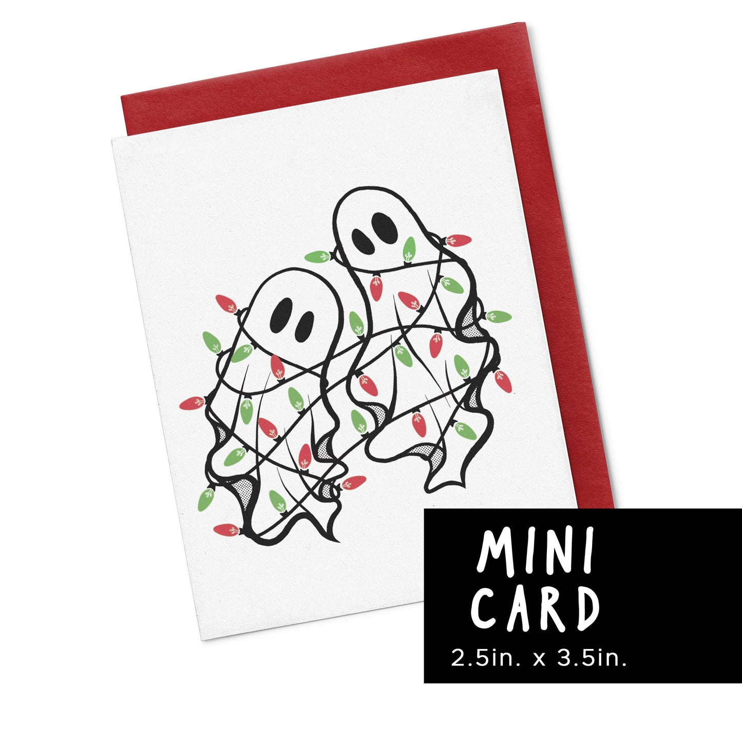 Christmas Cute Ghosts - Mini Cards