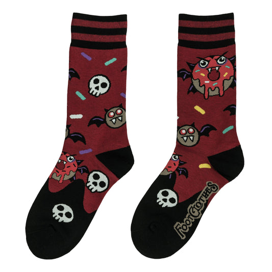 Vampire Donut Crew Socks