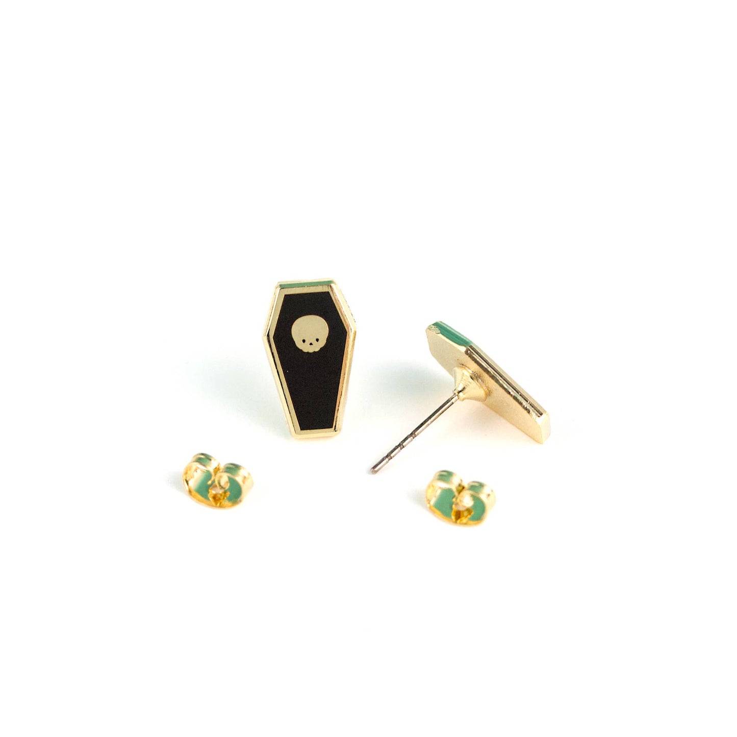 Coffin Earring Studs