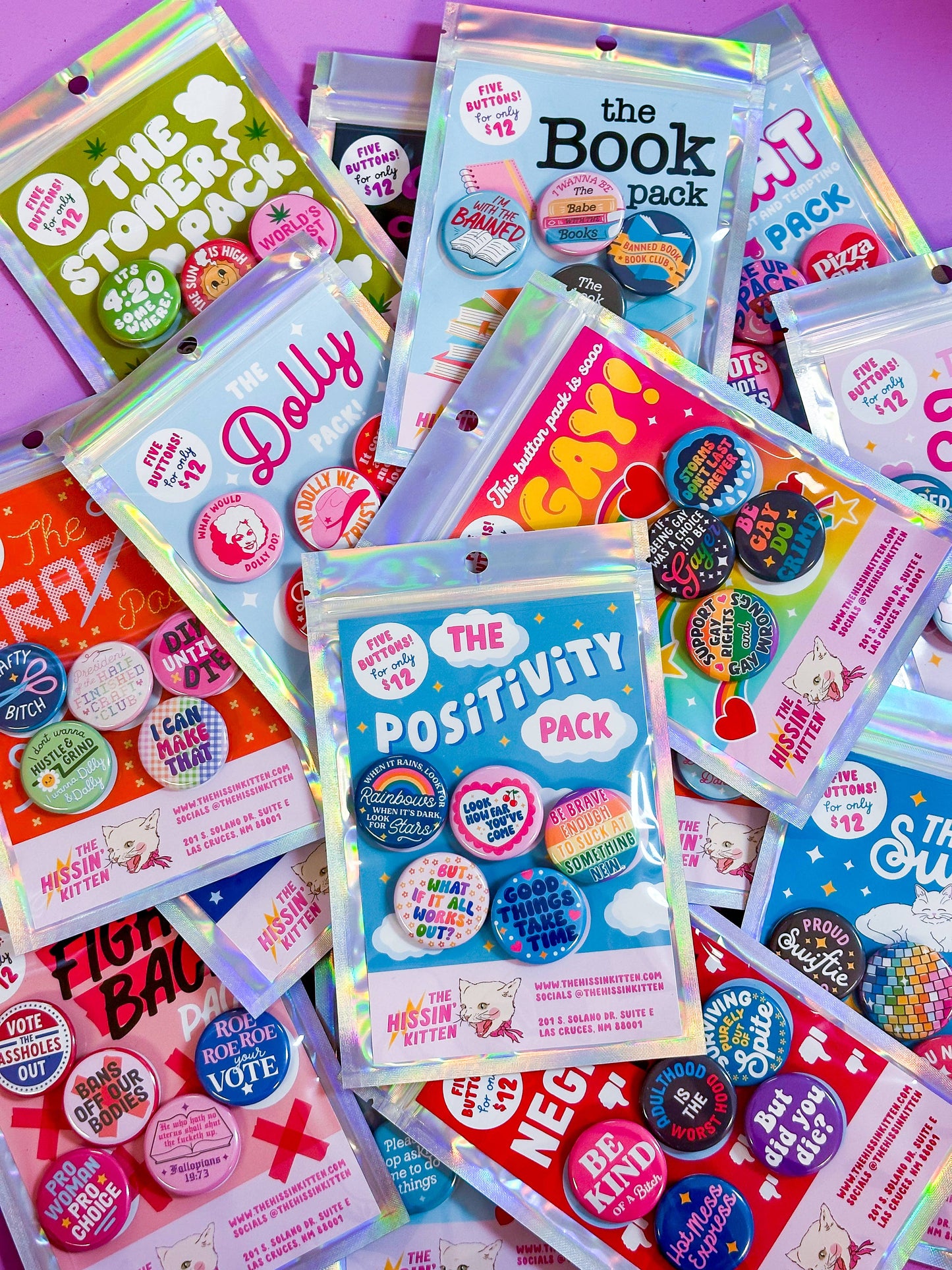 The Gayest Pack - Buttons