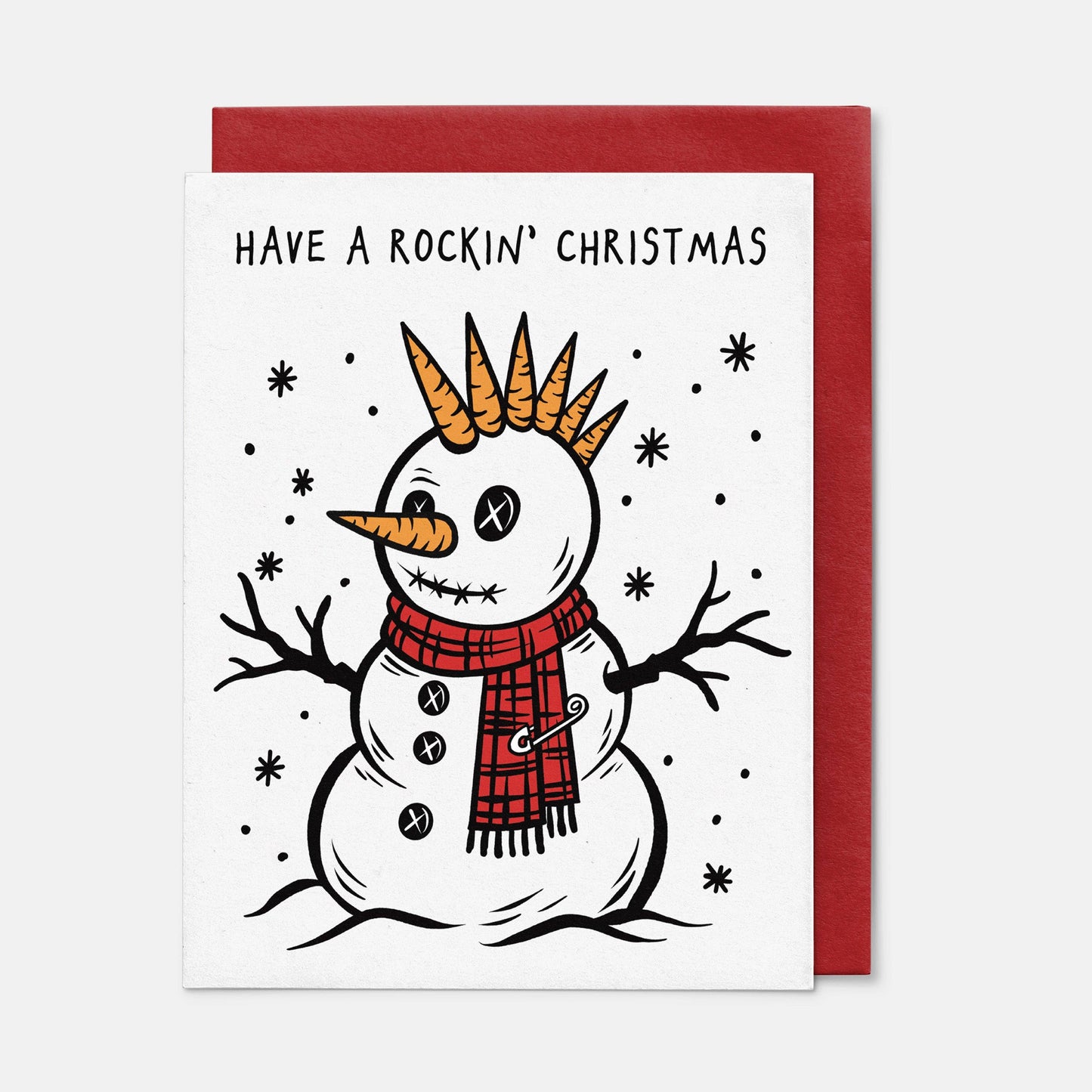 Rockin' Christmas Card, Punk Rock, Mohawk Showman