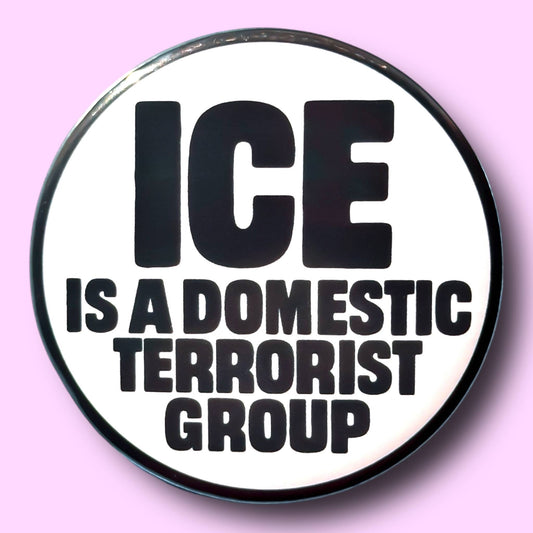 ICE Is a Domestic Terrorist Group Pin