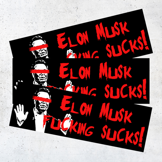 Elon Musk Sucks Bumper Sticker