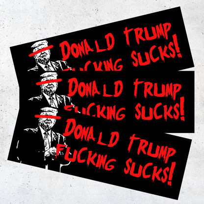 Donald Trump Sucks Bumper Sticker