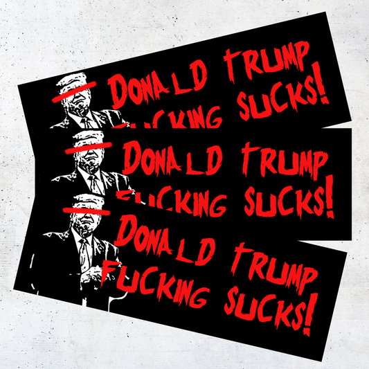 Donald Trump Sucks Bumper Sticker