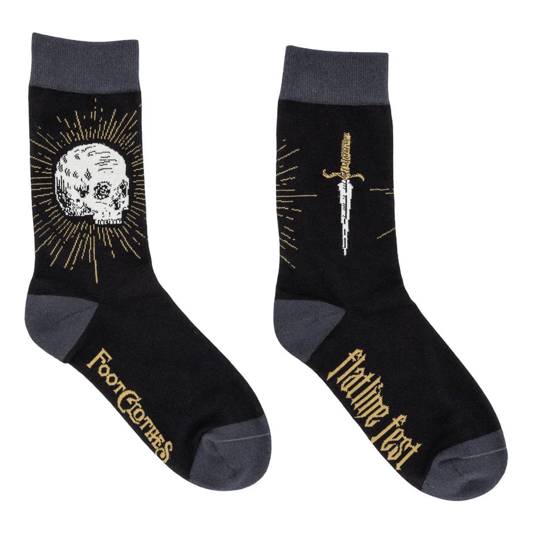 Flatline Fest Flatline Fest Inaugural Rite Crew Socks
