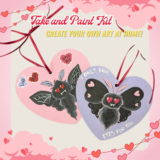 Take & Paint Kit: Mothman Valentine