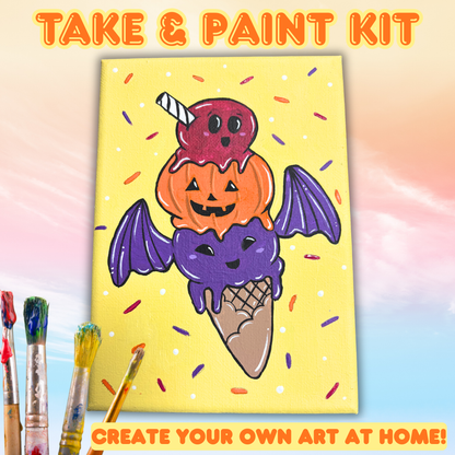 Summerween Ice Cream Take & Paint Kit