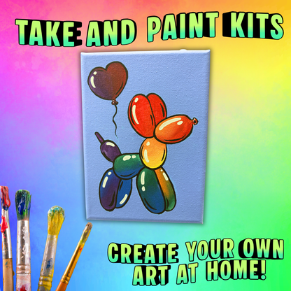 Pride Balloon Animal Take & Paint Kit