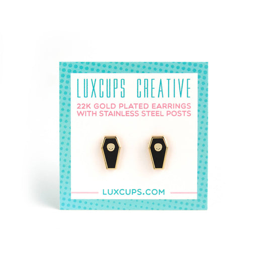 Coffin Earring Studs