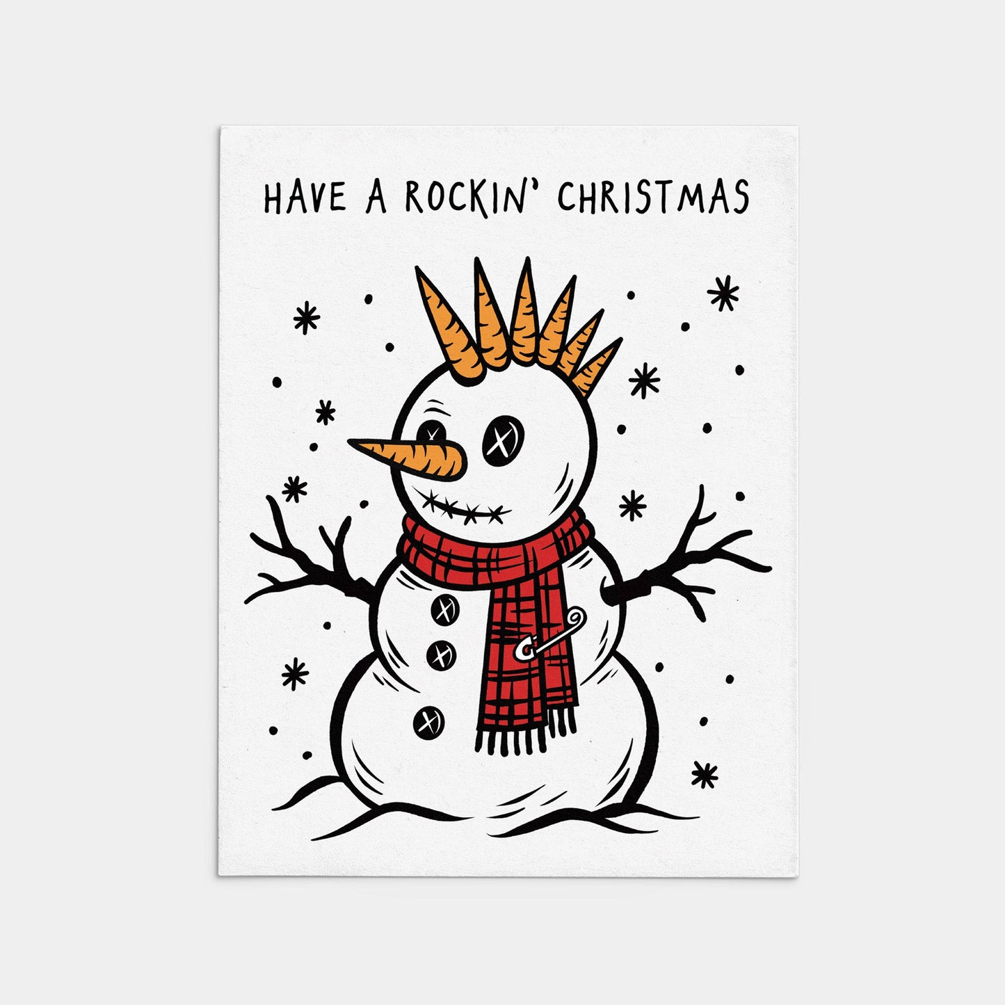 Rockin' Christmas Card, Punk Rock, Mohawk Showman