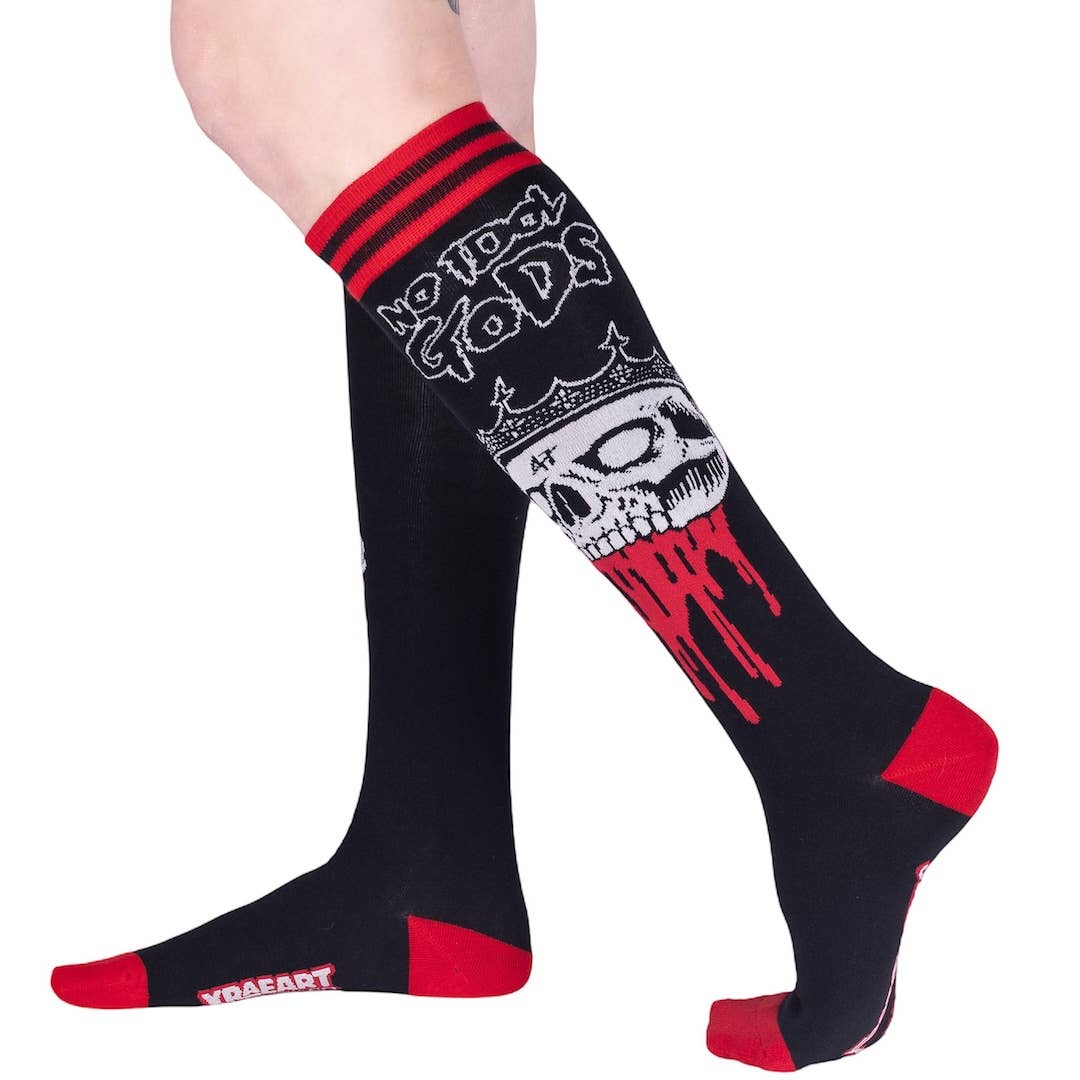 No False Kings Knee High Socks
