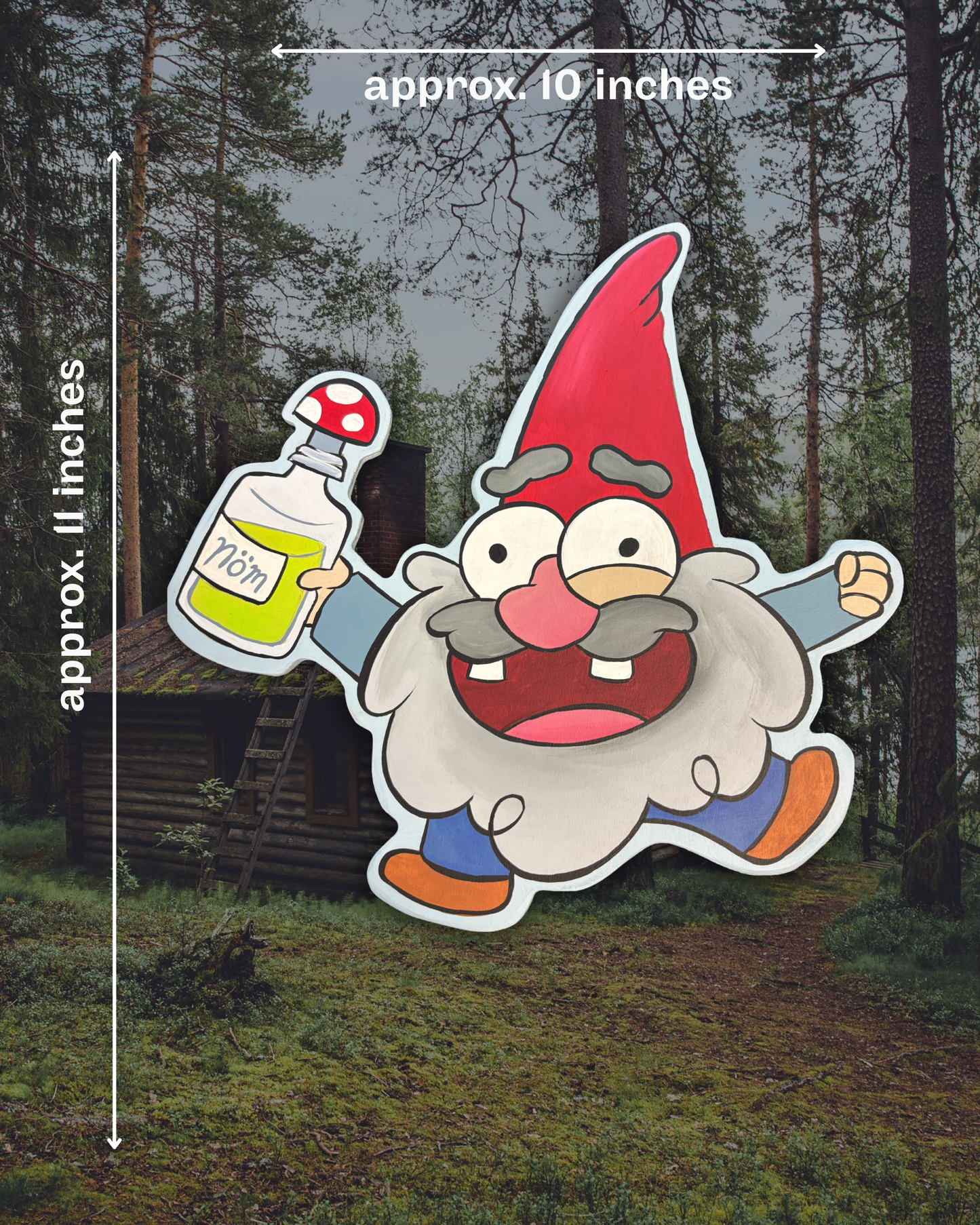 Gnomes Steve and Shmebulock Gravity Falls Wood Cutout