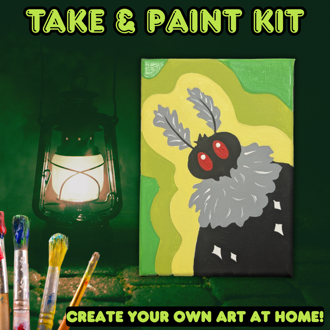 Curious Mothman Take & Paint Kit