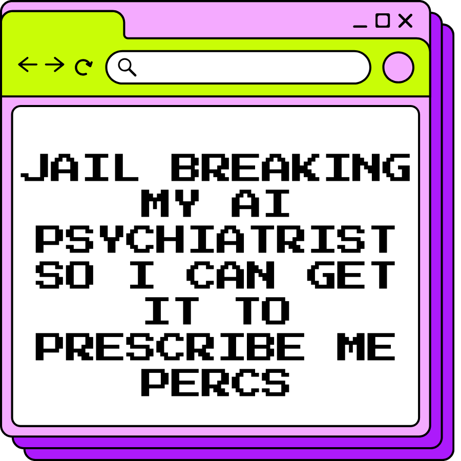 Jail Breaking My AI Psychiatrist Sticker